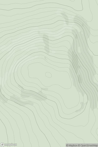 Thumbnail image for Meall Daimh [Loch Tay to Perth] showing contour plot for surrounding peak